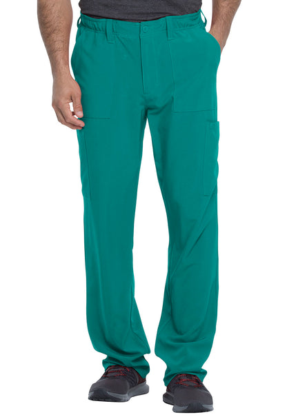 Men's Natural Rise Drawstring Pant - DK015 - Teal Blue