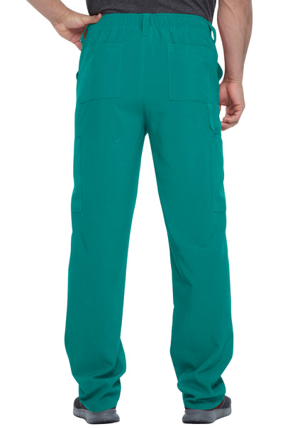 Men's Natural Rise Drawstring Pant - DK015 - Teal Blue