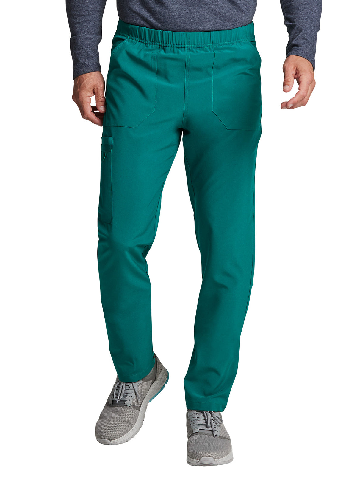 Unisex Natural Rise Tapered Leg Pant - DK019 - Hunter Green