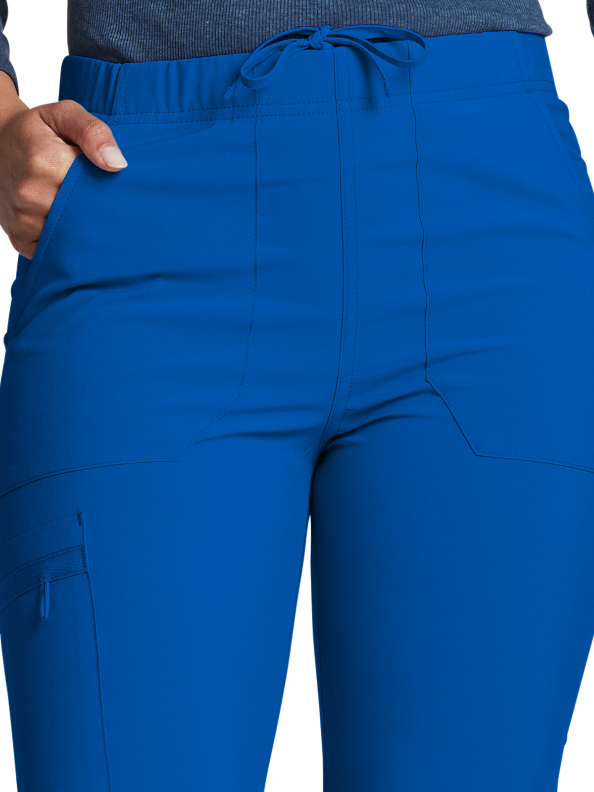 Unisex Natural Rise Tapered Leg Pant - DK019 - Royal