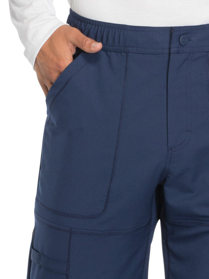 Men's Zip Fly Cargo Pant - DK110 - Navy