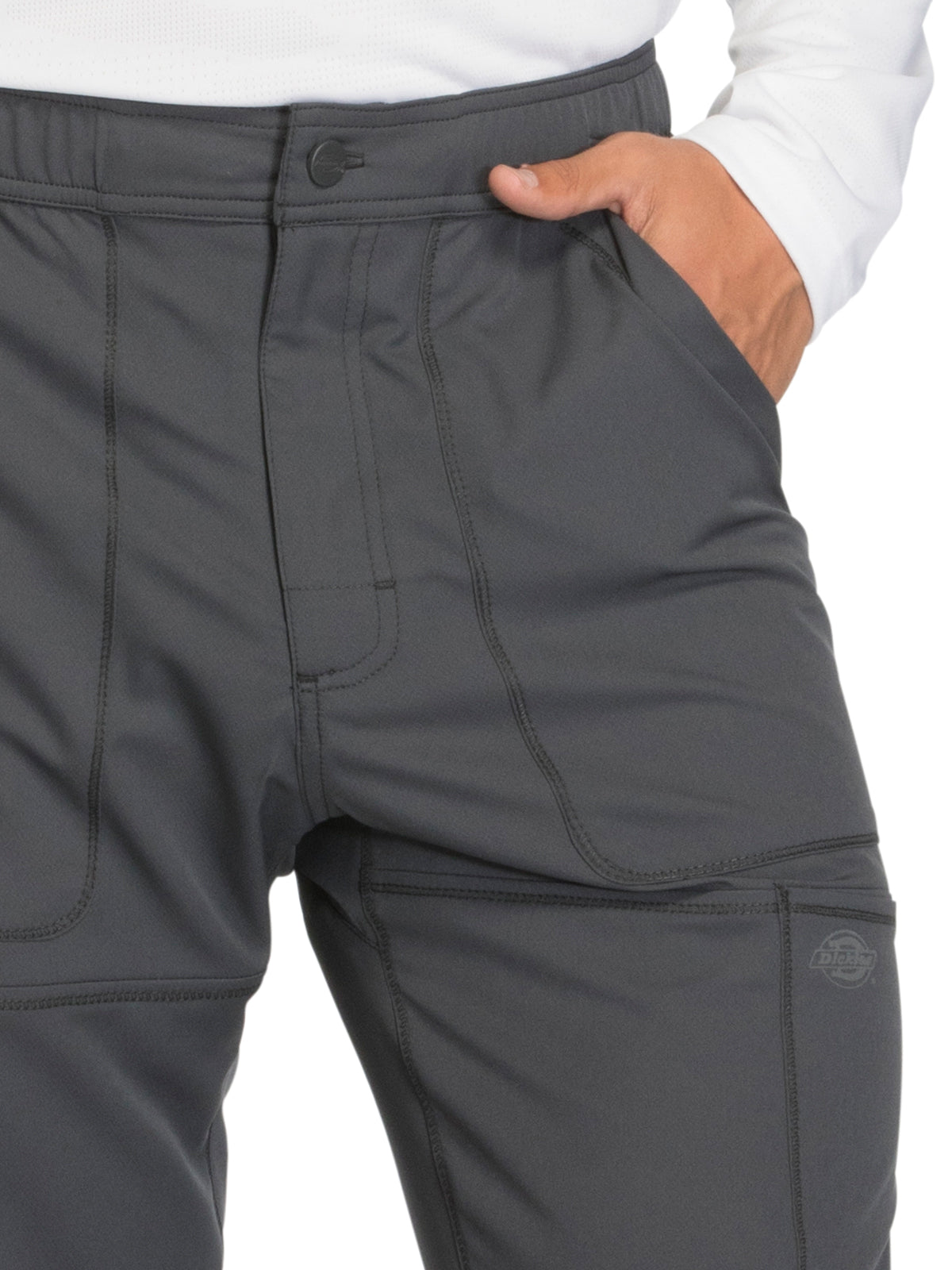 Men's Zip Fly Cargo Pant - DK110 - Pewter