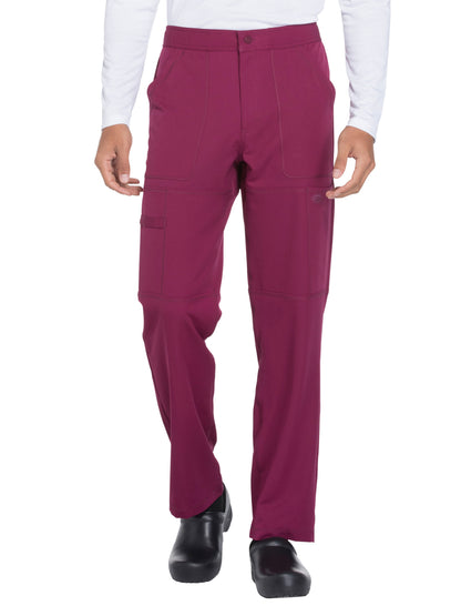 Men's Zip Fly Cargo Pant - DK110 - Wine