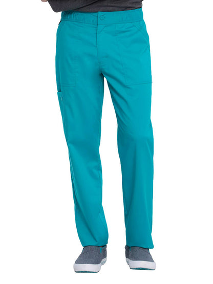 Men's Mid Rise Straight Leg Pant - DK220 - Teal Blue