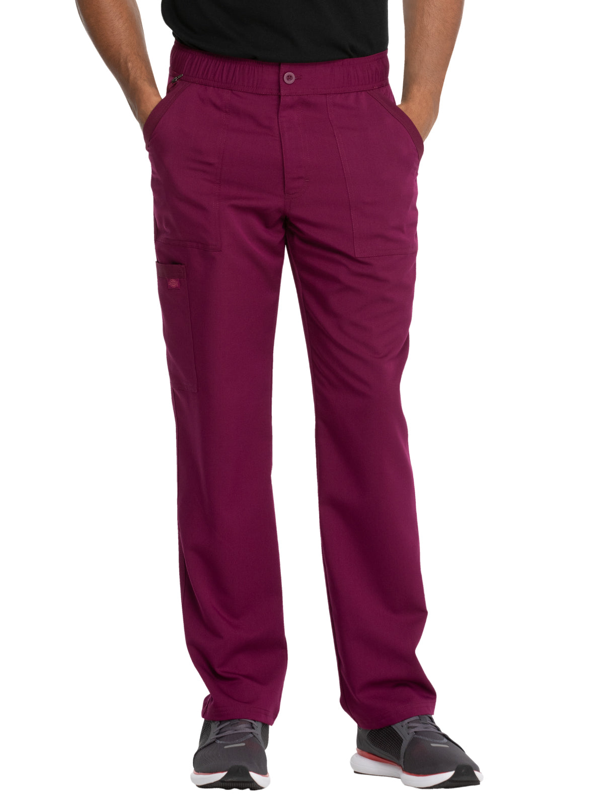 Men's Mid Rise Straight Leg Pant - DK220 - Wine