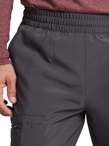 Men's 5-Pocket Mid Rise Jogger Pant - DK223 - Pewter
