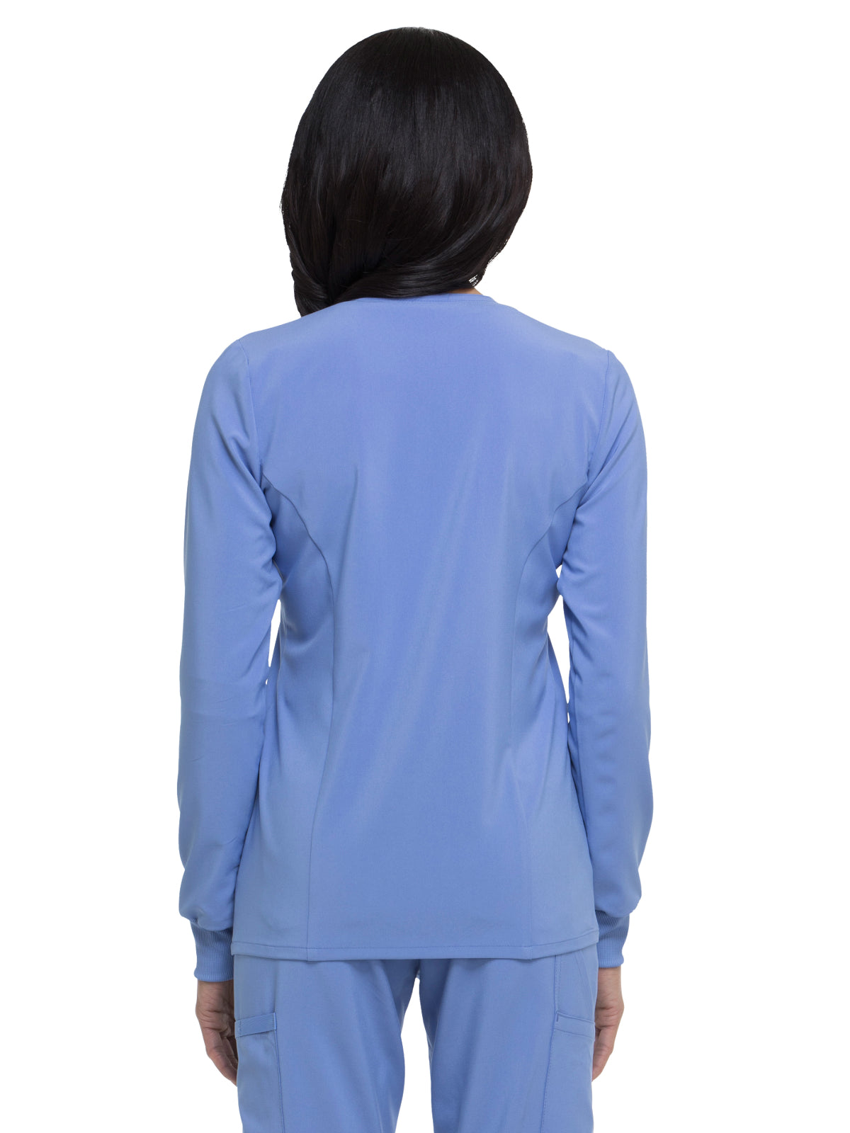 Women's 2-Pocket Snap Front Jacket - DK305 - Ciel Blue