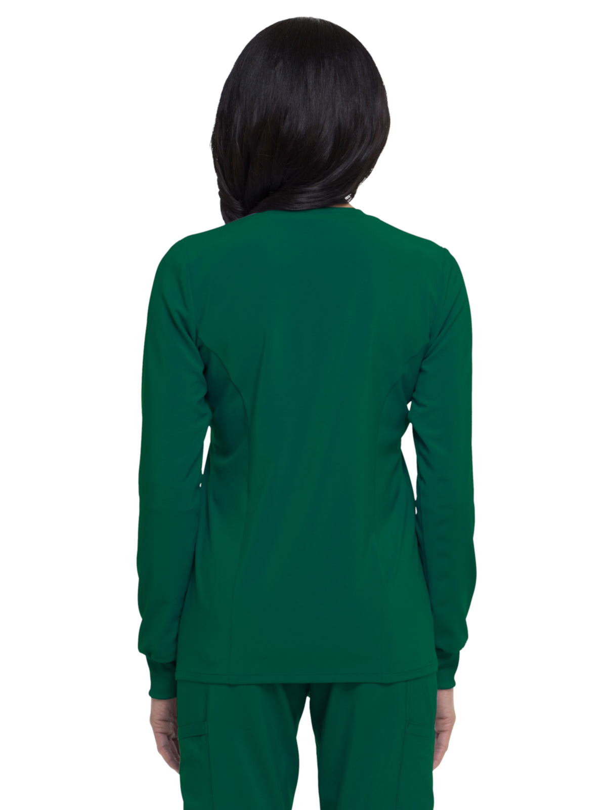 Women's 2-Pocket Snap Front Jacket - DK305 - Hunter Green