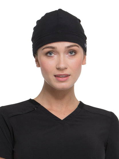 Unisex 4-Way Stretch Scrub Hat - DK502 - Black