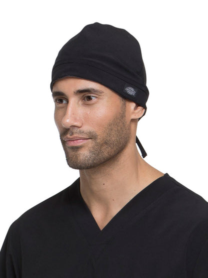 Unisex 4-Way Stretch Scrub Hat - DK502 - Black