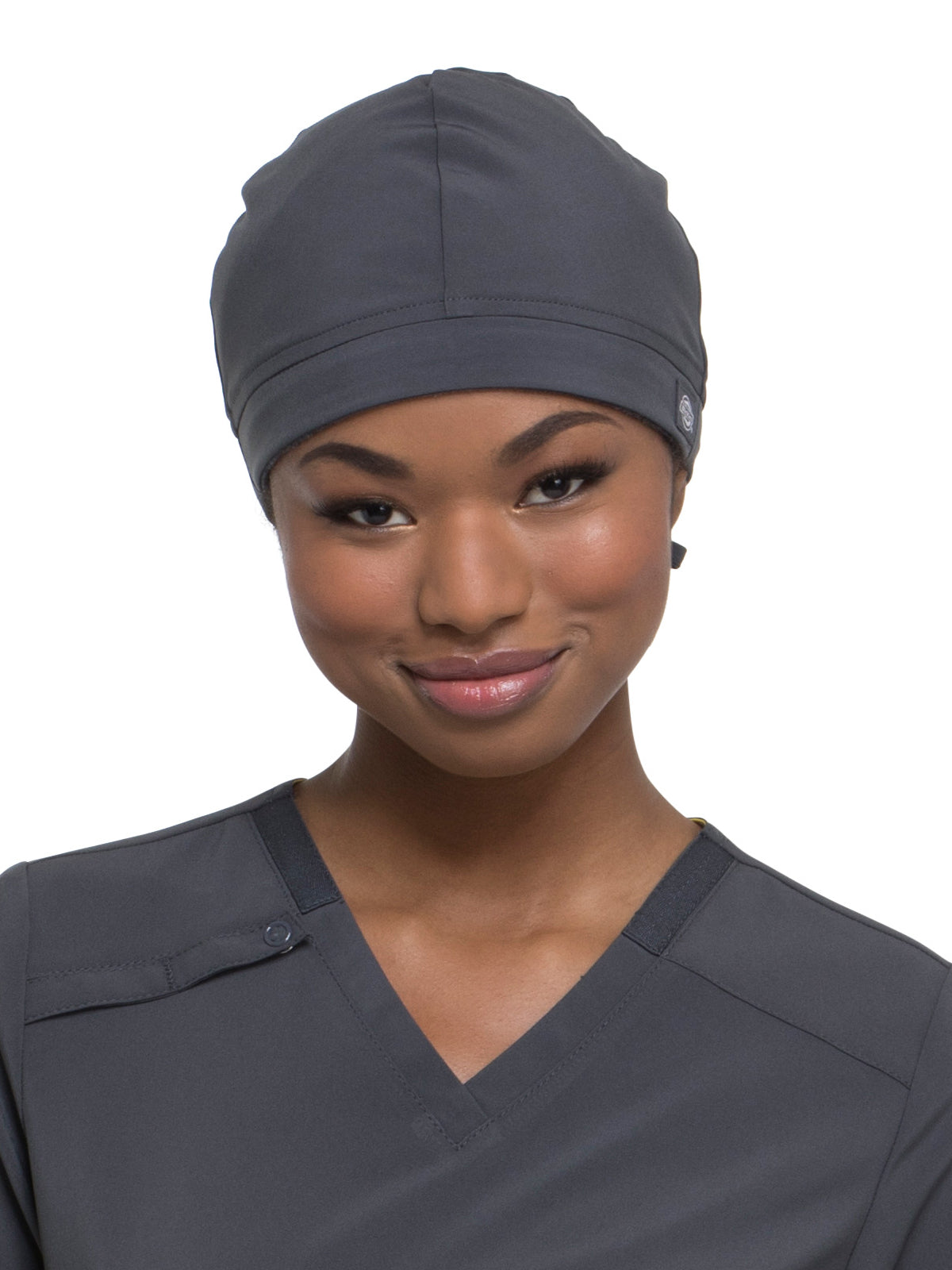 Unisex 4-Way Stretch Scrub Hat - DK502 - Pewter