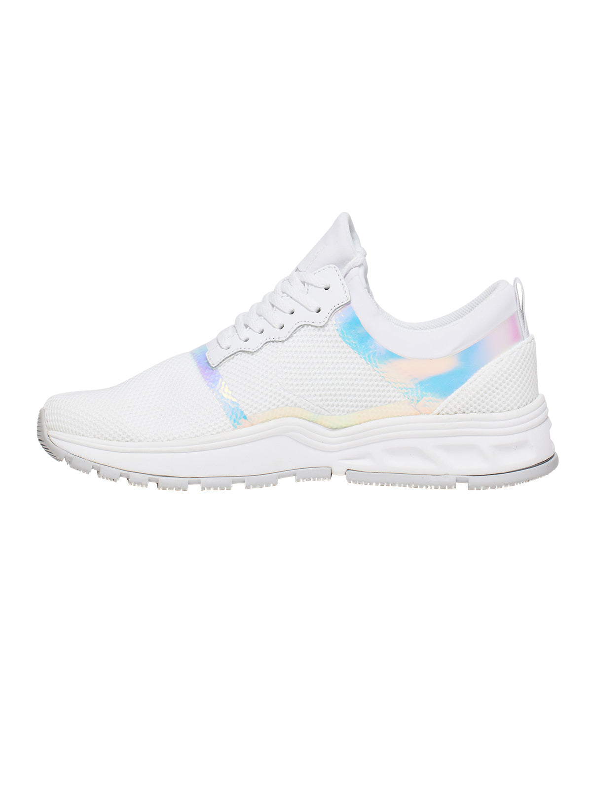 Women's Infinity Footwear Fly - FLY - White/Rainbow Flash