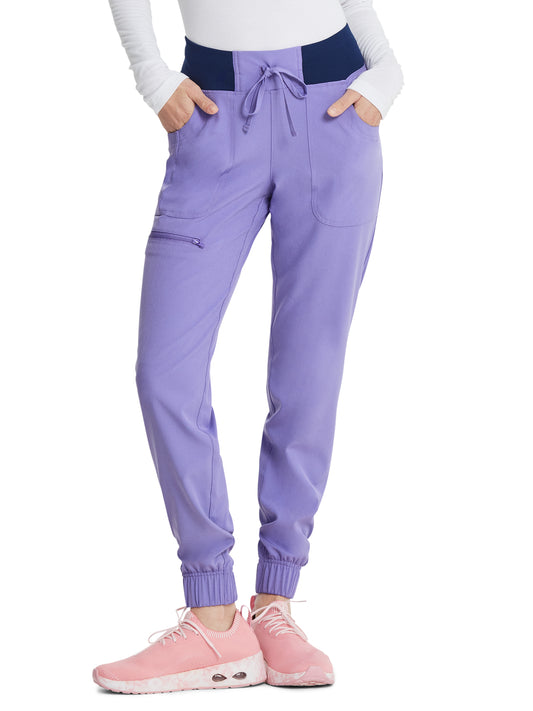 Women's "The Jogger" Low Rise Pant - HS031 - Lavender Sparkle