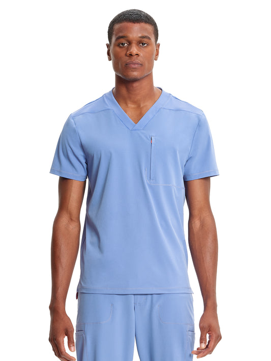 Men's V-Neck Scrub Top - IN700A - Ciel