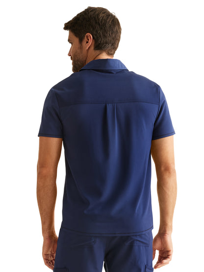 Men's 1-Pocket Polo Shirt - IP855A - Navy