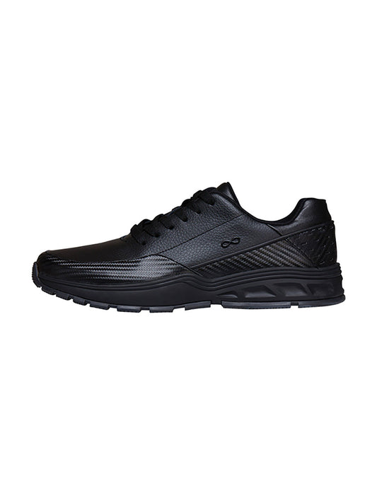 Infinity Footwear Men's Jogger Shoe - MFLOW - Black Wide