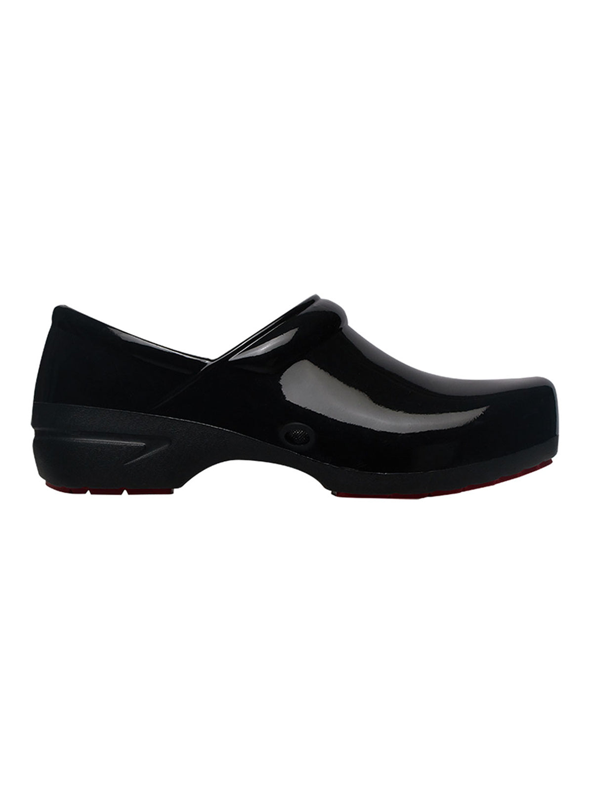 Women's Antimicrobial Insole Footwear - SRANGEL - Black Patent