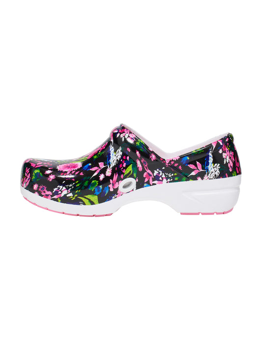 Women's Antimicrobial Insole Footwear - SRANGEL - Carnations In Bloom