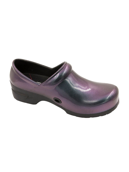 Women's Antimicrobial Insole Footwear - SRANGEL - Iridescent Purple