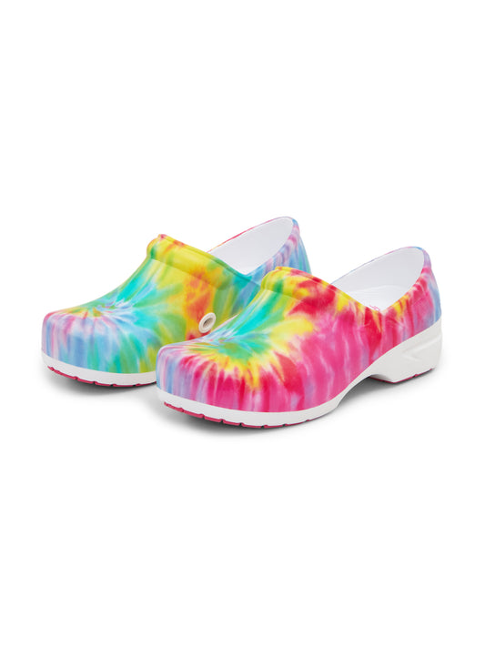 Women's Antimicrobial Insole Footwear - SRANGEL - Vidid Tie-Dye