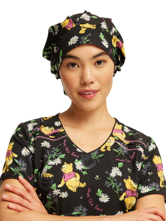 Unisex Print Bouffant Scrub Hat - TF514 - Bee Rescue