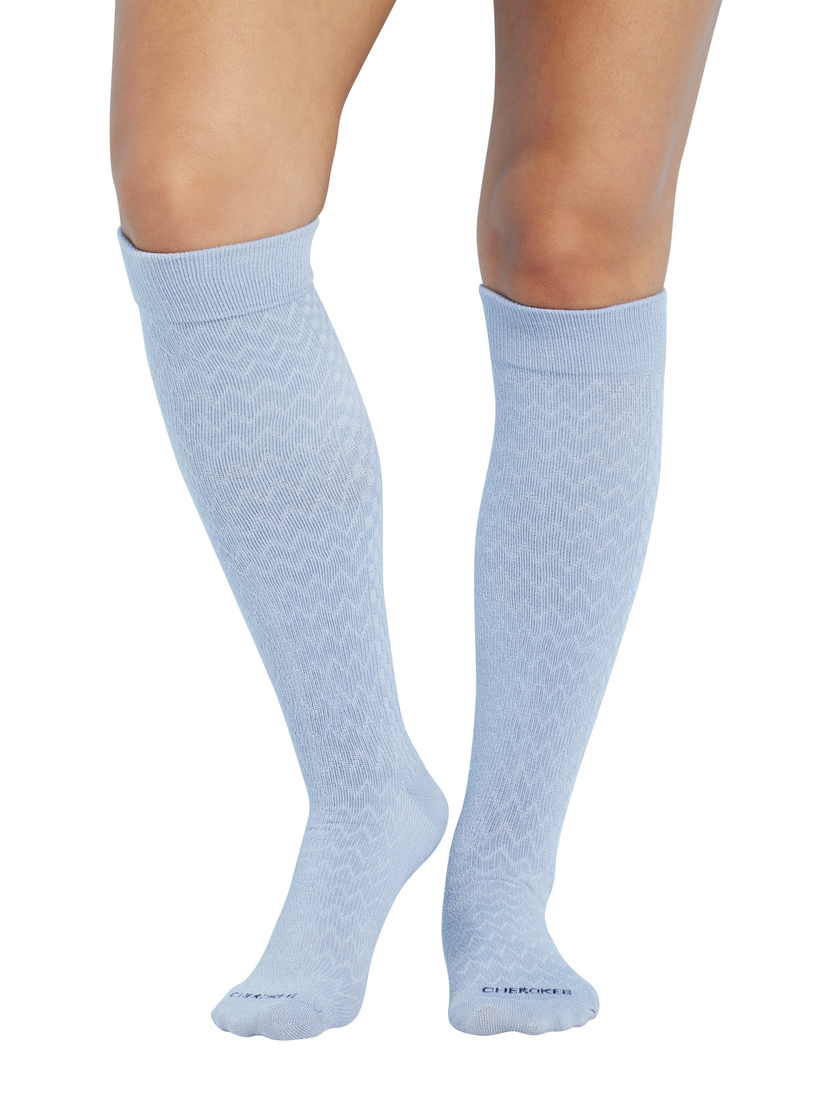 Women's True Support Compression Socks (4 pack) - TRUESUPPORT - Light Chambray