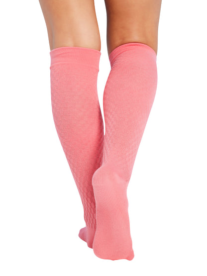 Women's True Support Compression Socks (4 pack) - TRUESUPPORT - Pink Melon