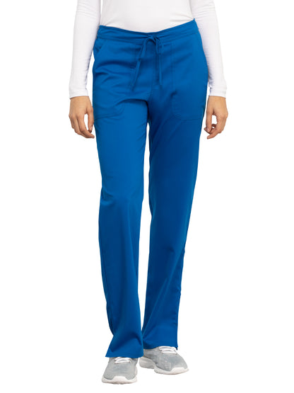 Women's 3-Pocket Mid Rise Scrub Pant - WW005 - Royal