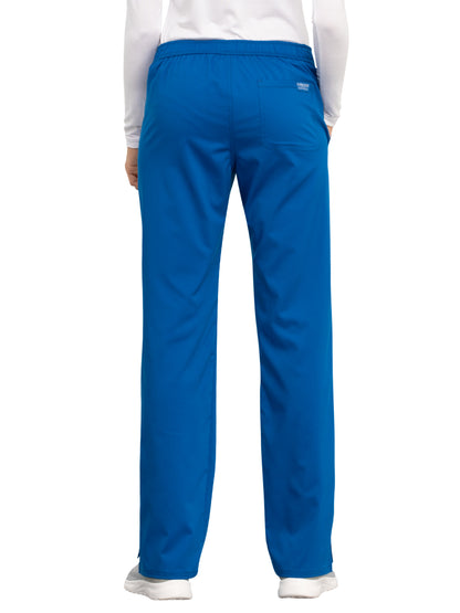 Women's 3-Pocket Mid Rise Scrub Pant - WW005 - Royal