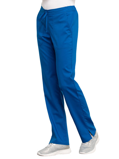 Women's 3-Pocket Mid Rise Scrub Pant - WW005 - Royal