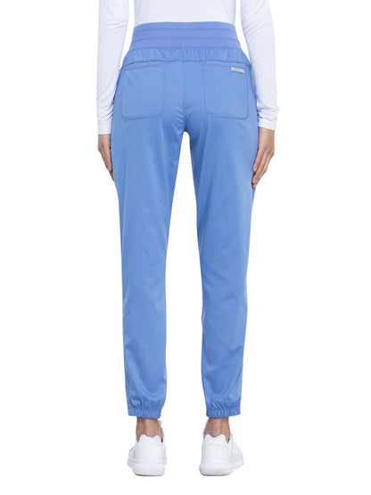 Women's 5-Pocket Natural Rise Jogger Pant - WW011 - Ciel Blue