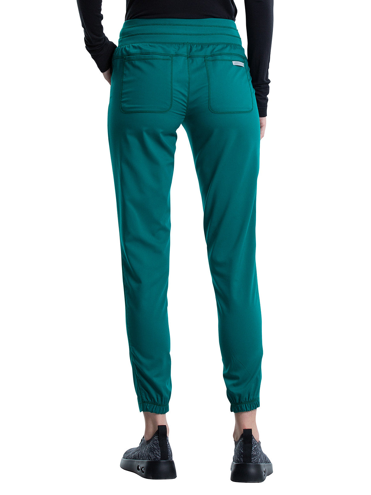 Women's 5-Pocket Natural Rise Jogger Pant - WW011 - Hunter Green