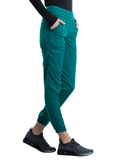 Women's 5-Pocket Natural Rise Jogger Pant - WW011 - Hunter Green