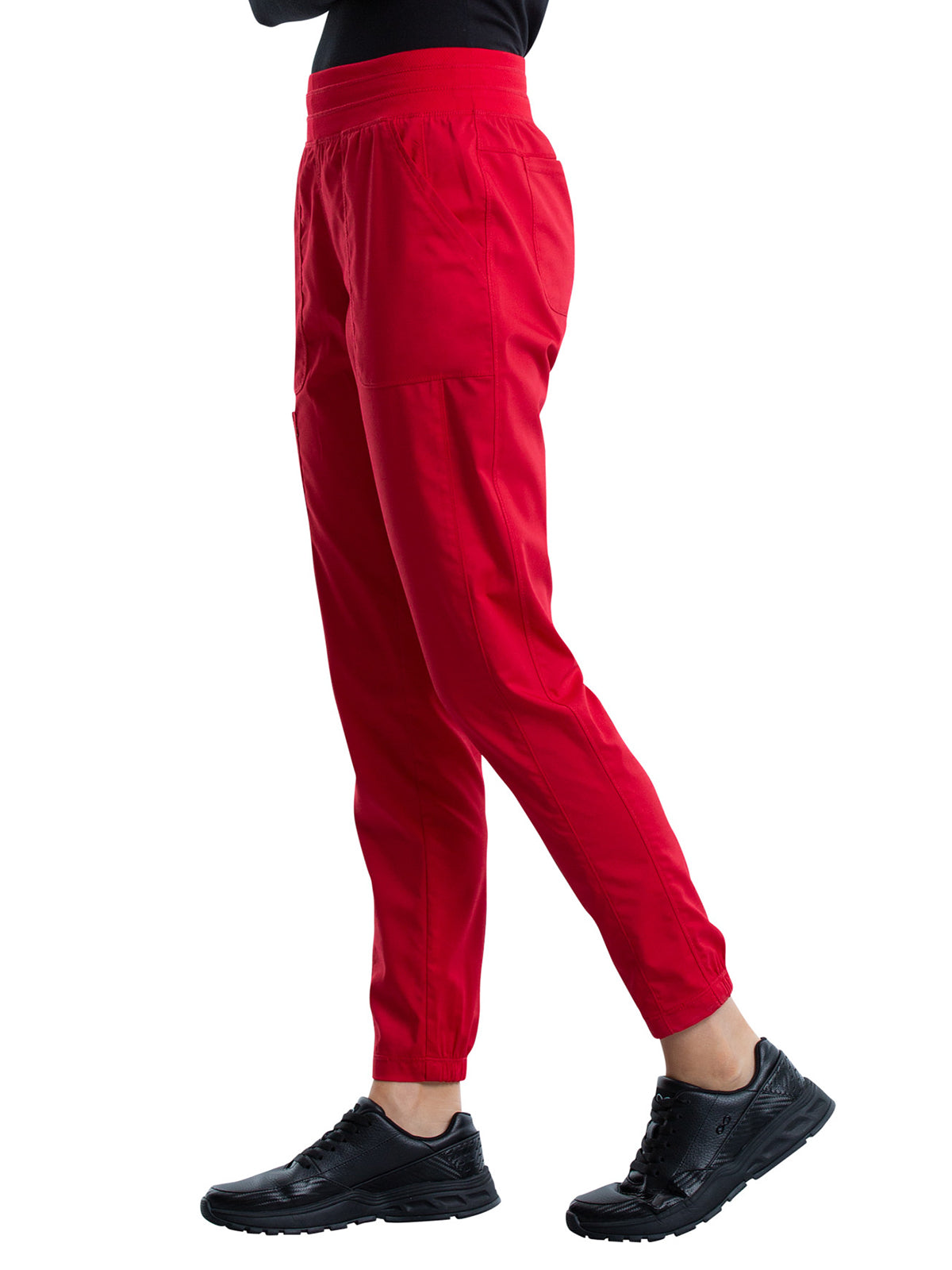 Women's 5-Pocket Natural Rise Jogger Pant - WW011 - Red