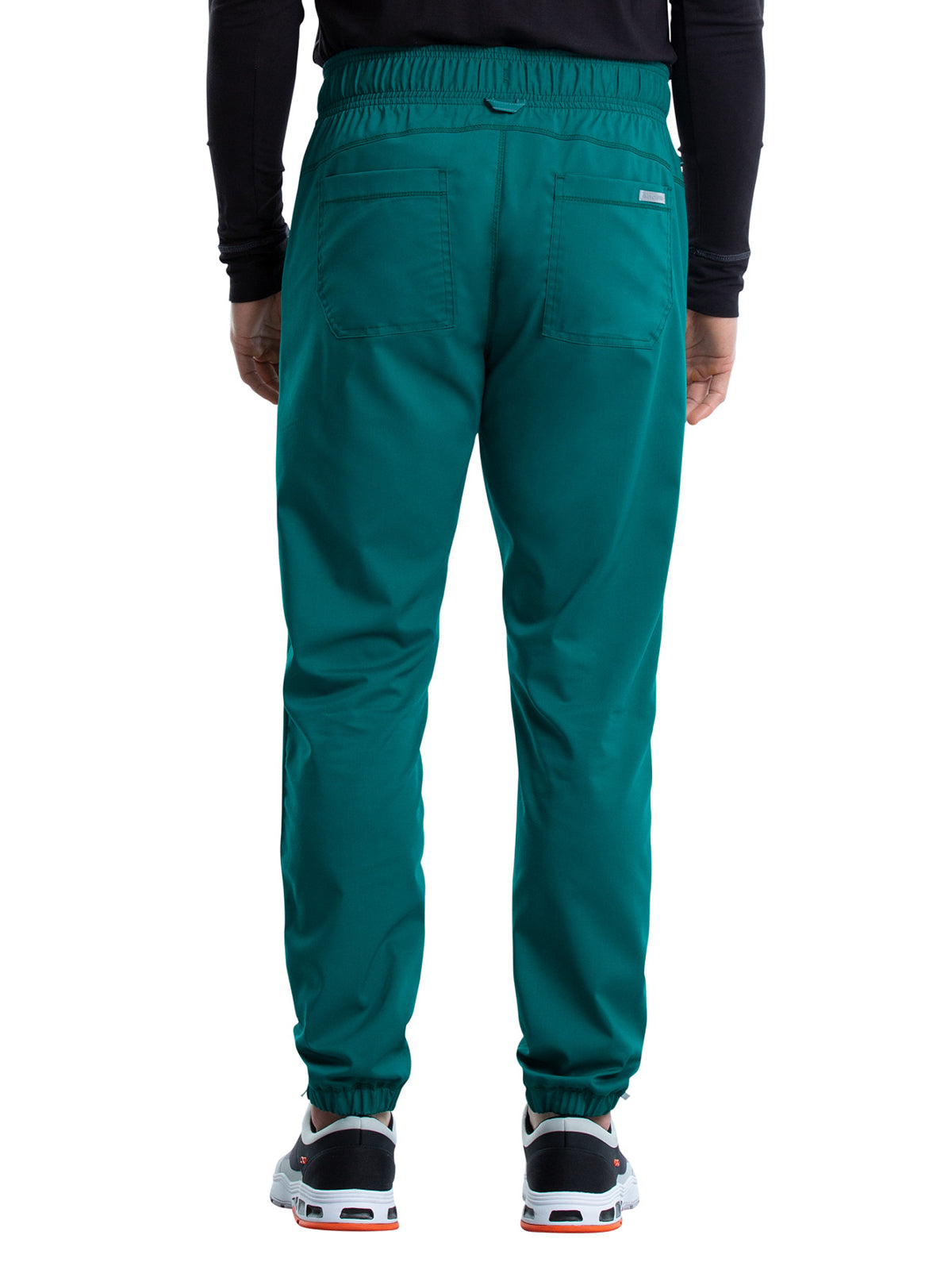 Men's 5-Pocket Natural Rise Jogger Scrub Pant - WW012 - Hunter Green