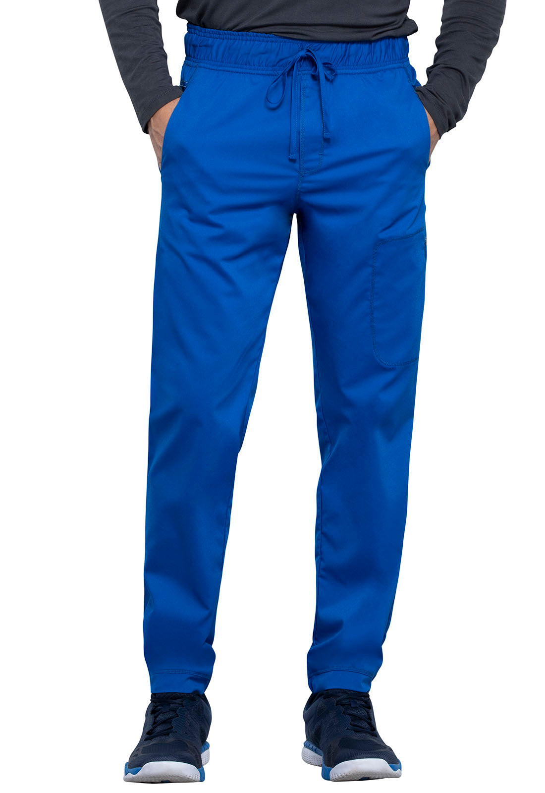 Men's 5-Pocket Natural Rise Jogger Scrub Pant - WW012 - Royal