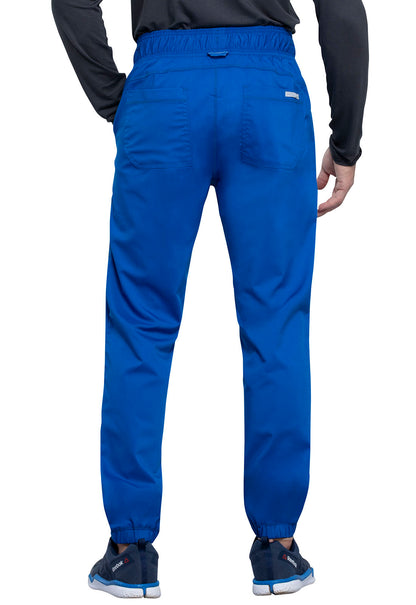 Men's 5-Pocket Natural Rise Jogger Scrub Pant - WW012 - Royal