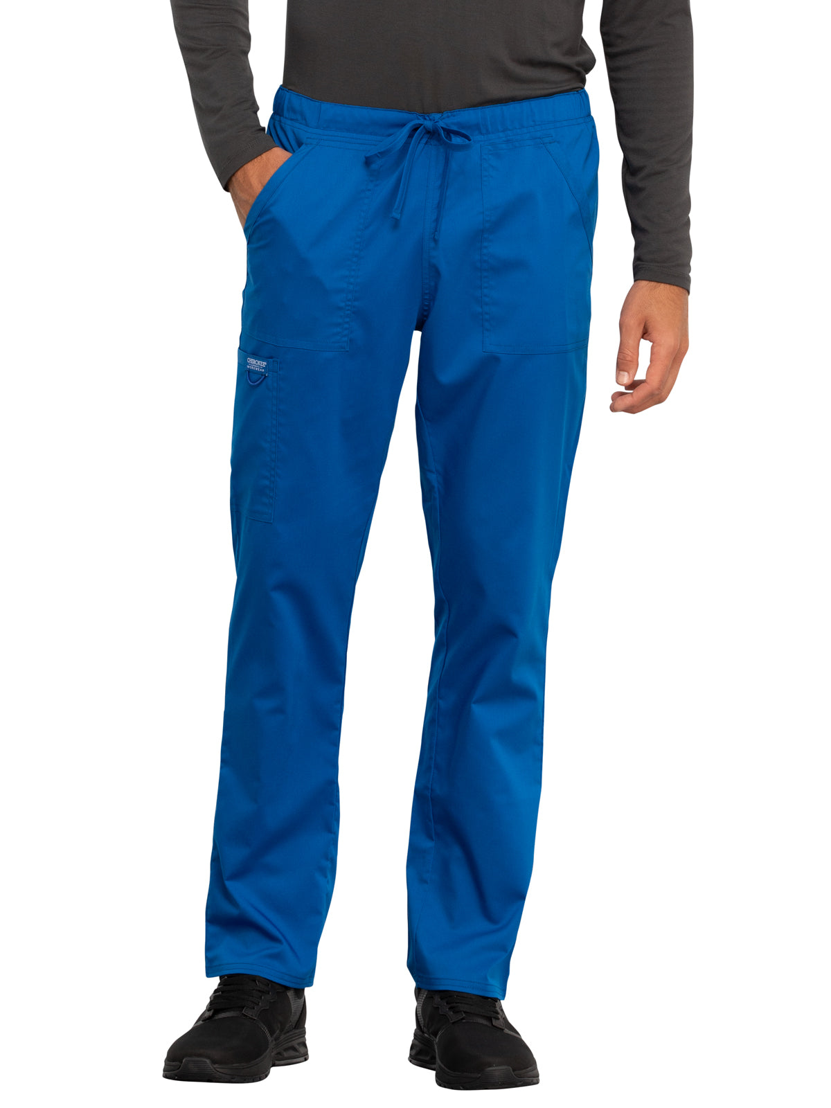 Unisex 4-Pocket Tapered Leg Drawstring Pant - WW020 - Royal