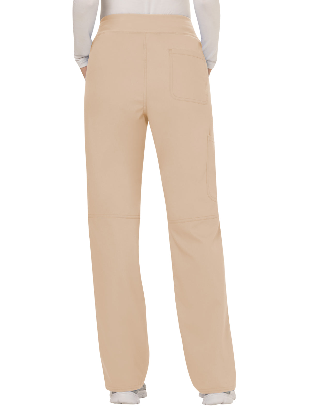 Women's 4-Pocket Mid Rise Straight Leg Pull-on Pant - WW110 - Khaki