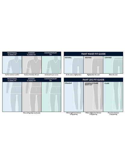 Women's 4-Pocket Mid Rise Straight Leg Pull-on Pant - WW110 - Teal Blue