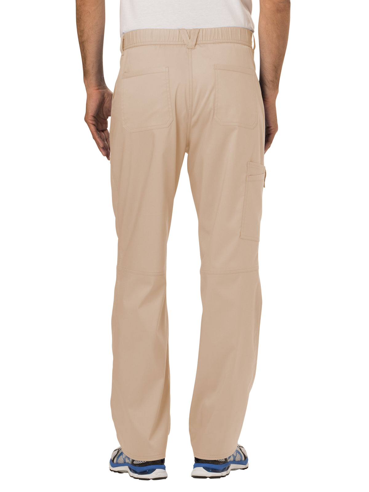 Men's Drawstring Fly Front Scrub Pant - WW140 - Khaki