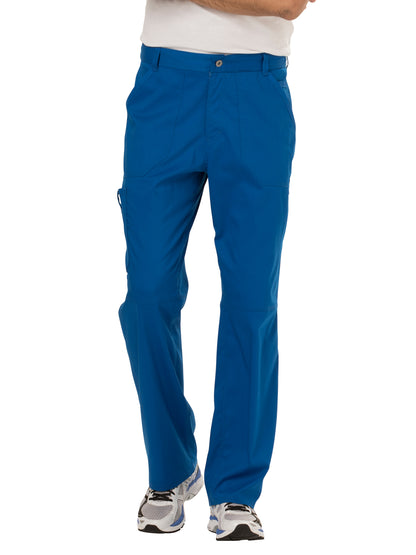 Men's Drawstring Fly Front Scrub Pant - WW140 - Royal