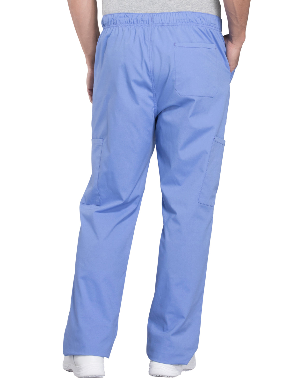 Men's Tapered Leg Fly Front Cargo Pant - WW190 - Ciel Blue