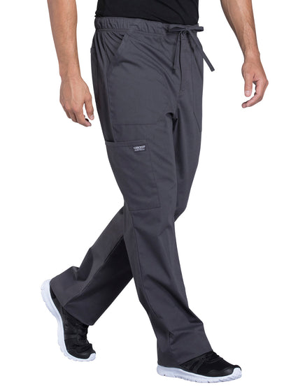 Men's Tapered Leg Fly Front Cargo Pant - WW190 - Pewter