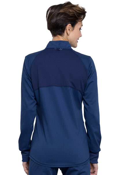 Women's 2-Pocket Zip Front Jacket - WW301 - Navy
