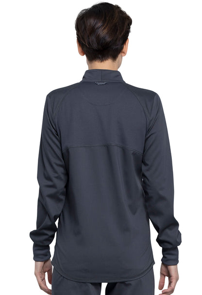 Women's 2-Pocket Zip Front Jacket - WW301 - Pewter