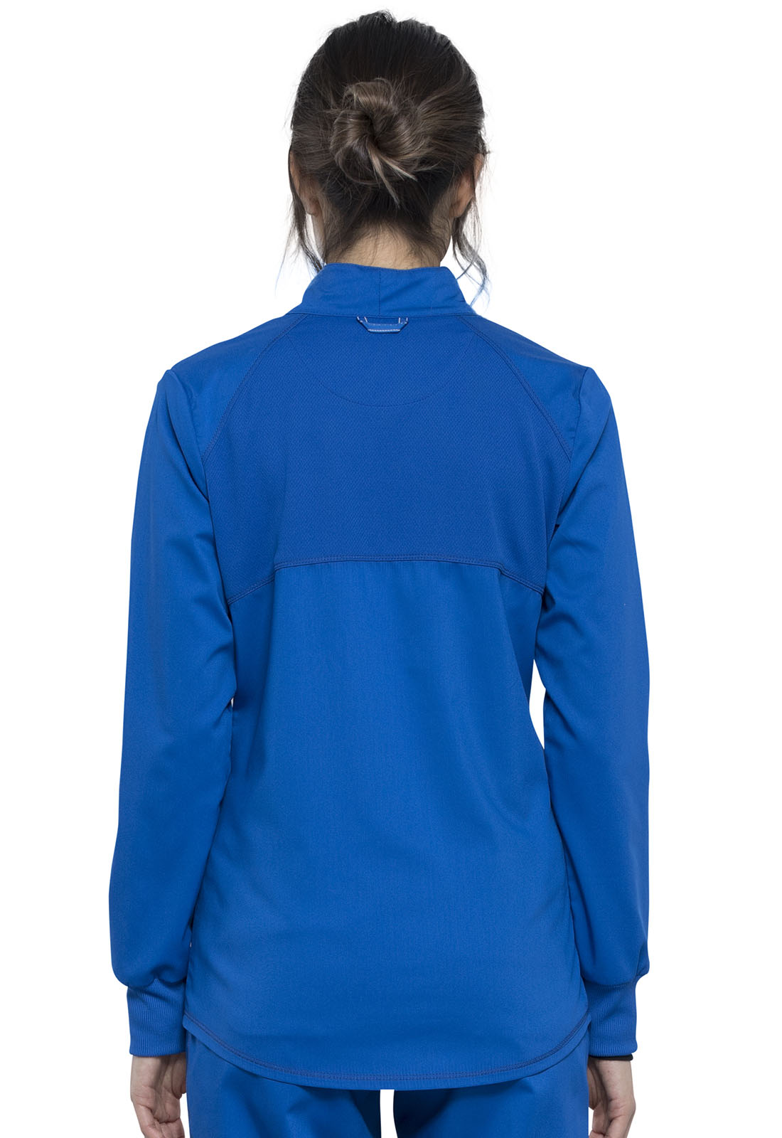 Women's 2-Pocket Zip Front Scrub Jacket - WW301 - Royal