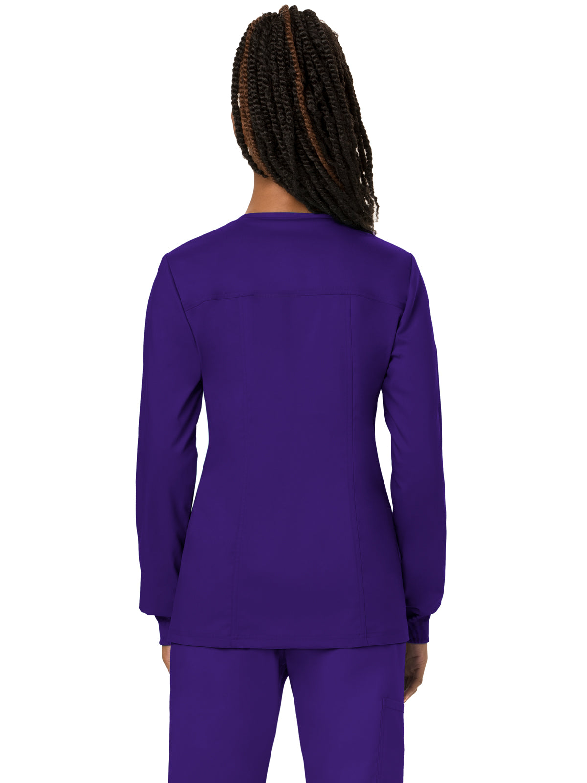 Women's 3-Pocket Snap Front Jacket - WW310 - Grape
