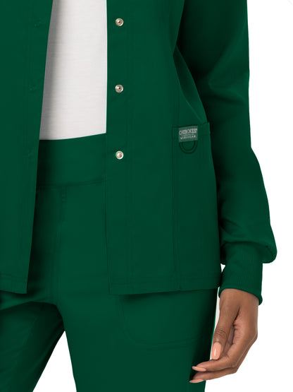 Women's 3-Pocket Snap Front Jacket - WW310 - Hunter Green