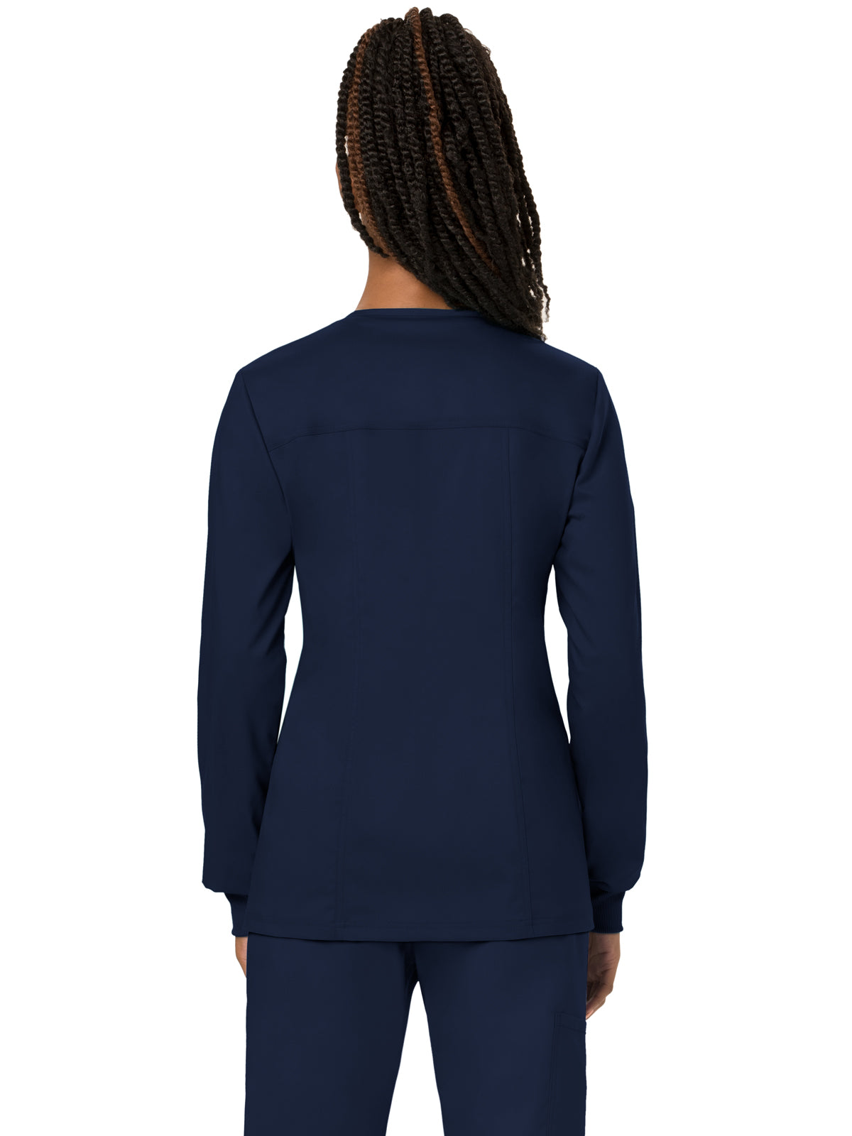 Women's 3-Pocket Snap Front Jacket - WW310 - Navy